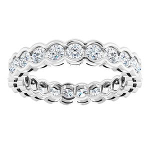 Bracelet d'éternité en diamant 14K blanc 1 1/3 CTW