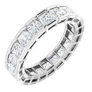Bracelet éternité diamant 14K blanc 3 1/5 CTW