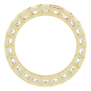 Bracelet d'éternité en diamant 14K jaune 3 1/3 CTW