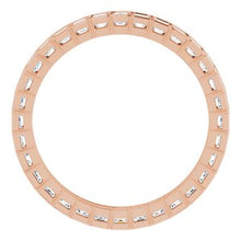 Load image into Gallery viewer, 14K Rose 1 1/2 CTW Diamond Eternity Band
