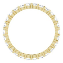 Load image into Gallery viewer, 14K Yellow 1 1/3 CTW Diamond Round Eternity Band Size 7
