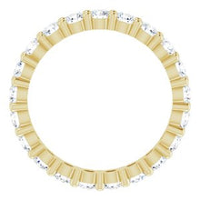 Load image into Gallery viewer, 14K Yellow 1 1/4 CTW Diamond Round Eternity Band Size 5
