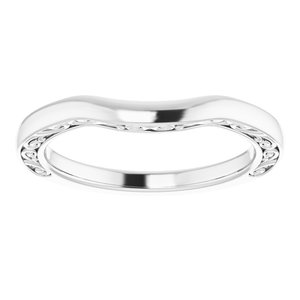 Sterling Silver Band for 6.5 mm Round Ring
