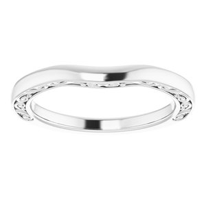 Sterling Silver Band for 4.8 mm Round Ring