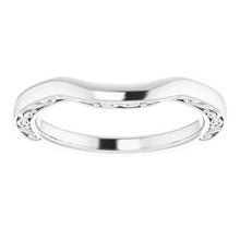Charger l&#39;image dans la galerie, Sterling Silver Band for 8x6 mm Oval Ring
