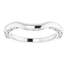 Charger l&#39;image dans la galerie, Sterling Silver Band for 7 mm Asscher Ring
