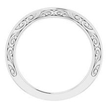 Charger l&#39;image dans la galerie, Sterling Silver Band for 7 mm Round Ring
