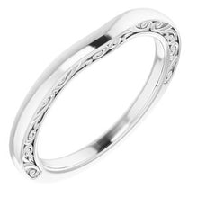 Charger l&#39;image dans la galerie, Sterling Silver Band for 4.1 mm Round Ring
