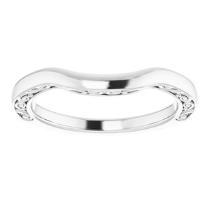 Sterling Silver Band for 9 mm Round Ring