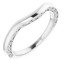 Charger l&#39;image dans la galerie, Sterling Silver Band for 8.2 mm Round Ring
