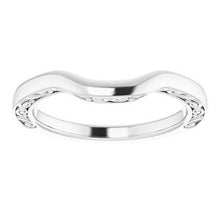 Charger l&#39;image dans la galerie, Sterling Silver Band for 7x5 mm Emerald Ring
