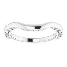 Charger l&#39;image dans la galerie, Sterling Silver Band for 10x8 mm Oval Ring
