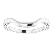 Charger l&#39;image dans la galerie, Sterling Silver Band for 11x9 mm Emerald Ring
