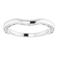 Load image into Gallery viewer, Sterling Silver Band for 5 mm Asscher Ring
