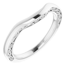 Charger l&#39;image dans la galerie, Sterling Silver Band for 7 mm Asscher Ring
