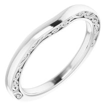 Charger l&#39;image dans la galerie, Sterling Silver Band for 4.4 mm Round Ring
