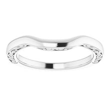Charger l&#39;image dans la galerie, Sterling Silver Band for 8 mm Cushion Ring
