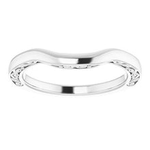 Charger l&#39;image dans la galerie, Sterling Silver Band for 9x7 mm Oval Ring
