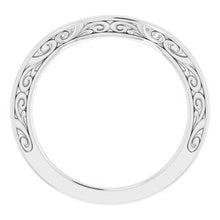 Charger l&#39;image dans la galerie, Sterling Silver Band for 11 mm Cushion Ring
