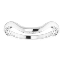 Charger l&#39;image dans la galerie, Sterling Silver Band for 12x10 mm Emerald Ring
