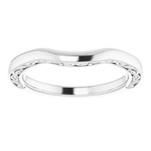 Charger l&#39;image dans la galerie, Sterling Silver Band for 4.5 mm Square Ring
