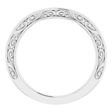 Charger l&#39;image dans la galerie, Sterling Silver Band for 6 mm Cushion Ring
