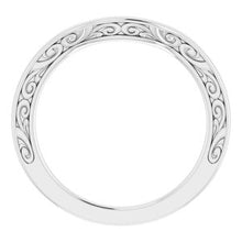 Charger l&#39;image dans la galerie, Sterling Silver Band for 7 mm Square Ring
