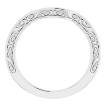 Charger l&#39;image dans la galerie, Sterling Silver Band for 7x5 mm Emerald Ring
