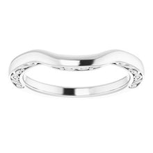 Charger l&#39;image dans la galerie, Sterling Silver Band for 7 mm Square Ring
