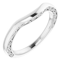 Load image into Gallery viewer, Sterling Silver Band for 5.5 mm Square Ring
