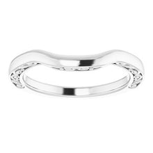 Charger l&#39;image dans la galerie, Sterling Silver Band for 8 mm Asscher Ring
