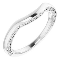 Charger l&#39;image dans la galerie, Sterling Silver Band for 6.5 mm Square Ring
