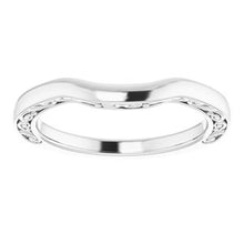 Charger l&#39;image dans la galerie, Sterling Silver Band for 6 mm Cushion Ring
