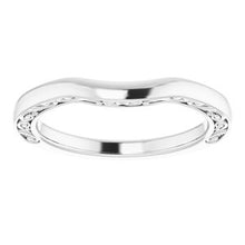 Charger l&#39;image dans la galerie, Sterling Silver Band for 6x4 mm Oval Ring
