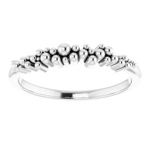 Stackable Scattered Bead Ring 