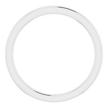 Load image into Gallery viewer, Sterling Silver Band for 1 mm Round Ring
