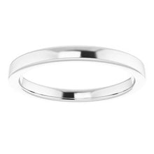 Load image into Gallery viewer, Sterling Silver Band for 5 mm Asscher Ring
