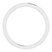 Load image into Gallery viewer, Sterling Silver Band for 7 mm Asscher Ring
