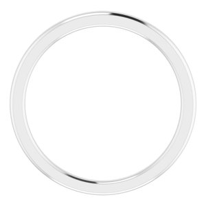 Sterling Silver Band for 7 mm Cushion Ring