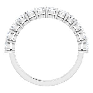 14K White 1 CTW Diamond Anniversary Band