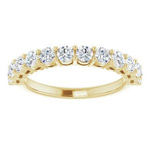 Charger l&#39;image dans la galerie, Jonc anniversaire en diamant 14K jaune 1 CTW
