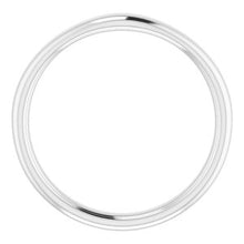 Load image into Gallery viewer, Sterling Silver Band for 8 mm Cushion Ring
