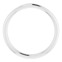 Charger l'image dans la galerie, Sterling Silver Band for 4.4 mm Round Ring
