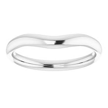 Load image into Gallery viewer, Sterling Silver Band for 7x5 mm Emerald Ring
