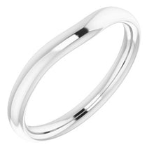 Load image into Gallery viewer, Sterling Silver Band for 7x5 mm Oval Ring
