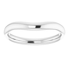 Load image into Gallery viewer, Sterling Silver Band for 10x8 mm Emerald Ring
