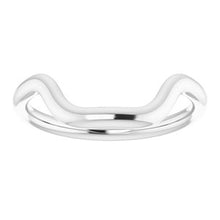 Load image into Gallery viewer, Sterling Silver Band for 10x8 mm Emerald Ring
