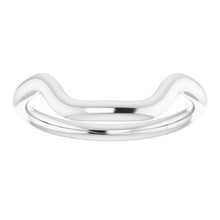 Load image into Gallery viewer, Sterling Silver Band for 9 mm Cushion Ring

