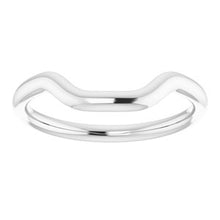 Charger l'image dans la galerie, Sterling Silver Band for 6 mm Cushion Ring
