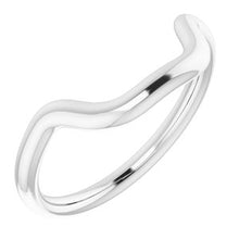 Load image into Gallery viewer, Sterling Silver Band for 10x8 mm Emerald Ring
